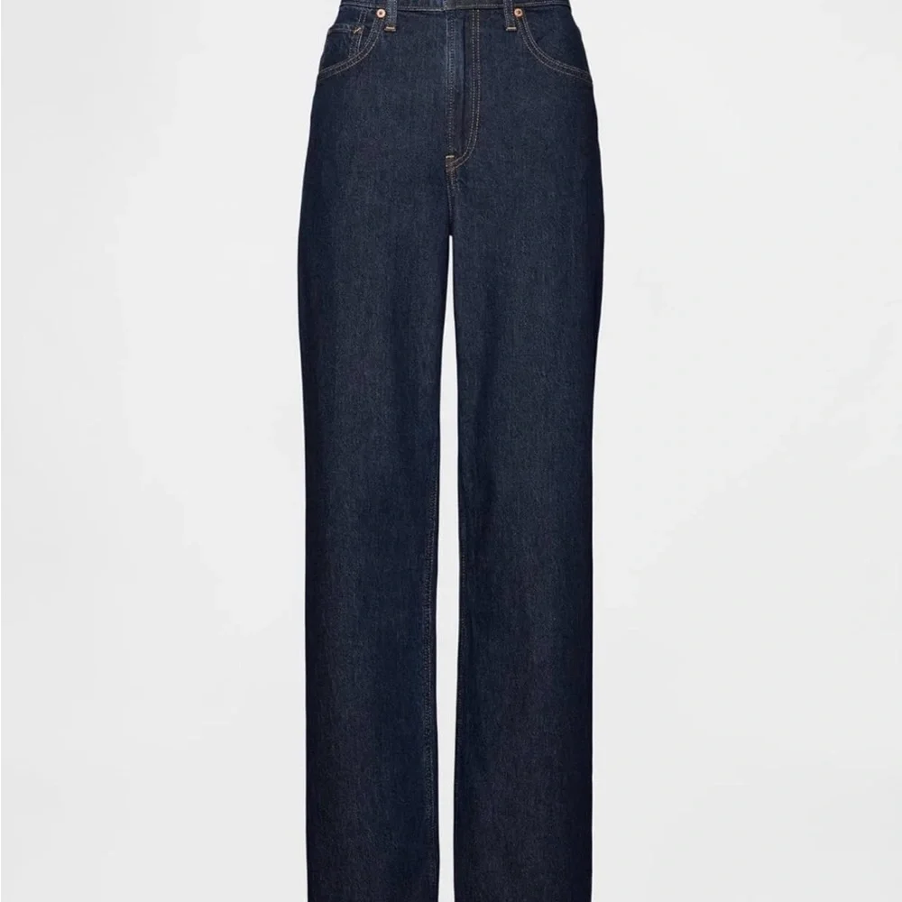 GAP Women's Navy Straight Leg Jeans - Picture 4 of 4